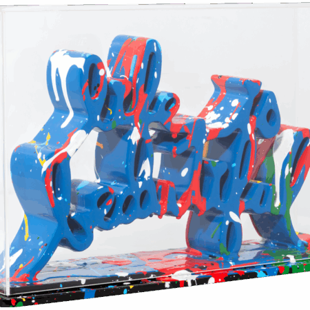 Life Is Beautiful - Dipped Dark Blue Splash
