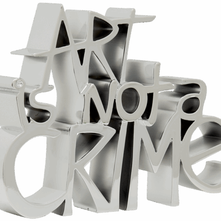 Art Is Not A Crime - Silver